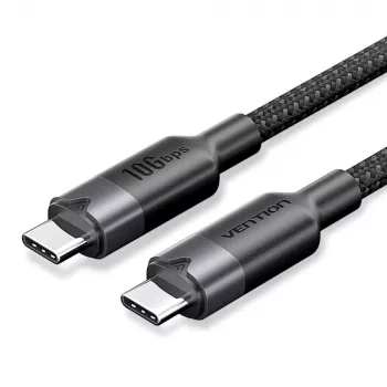 Vention USB 3.2 5A 10Gbps 1m BK USB-C uz C kabelis