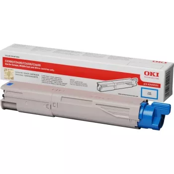 Tonera Oki Cyan 2500 lpp HC 43459331
