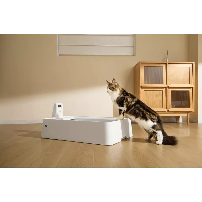 Pašattīroša kaķu smilšu kaste PETKIT T7-EU, balta
