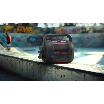 Pārnēsājams Bluetooth radio Muse M-968 BTR — 40 W, NFC, uzlādējams akumulators
