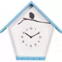 NeXtime klok 3109bl Cuckey, 30.5x33x11 cm, sienas, zils/balts