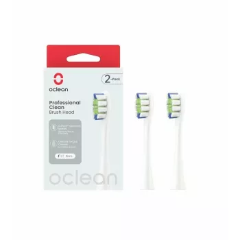 Oclean P1C1 W02 2 gab. Baltas Īpaši mīkstas zobu birstes galviņas