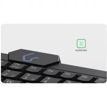 KeySonic KSK-3210ELU (DE) tastatūra mājām USB QWERTZ vācu melna