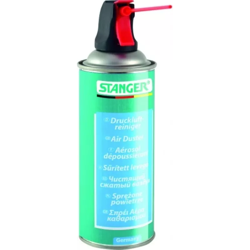 Saspiestā gaisa tīrītājs Stanger Air Duster 400 ml – modelis 55030001, aerosols elektronikas tīrīšanai