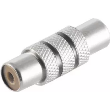 Adapter ShiverPeaks Cinch (RCA) savienotājs ar Cinch savienotāju 57040-MS, melns metāls