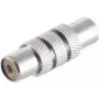 Adapter ShiverPeaks Cinch (RCA) savienotājs ar Cinch savienotāju 57040-MS, melns metāls