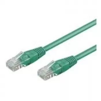 Wentronic Goobay CAT 5e Patch Kabelis, U/UTP, Zaļš, 15 m - CCA Vara Maisījums (68353)