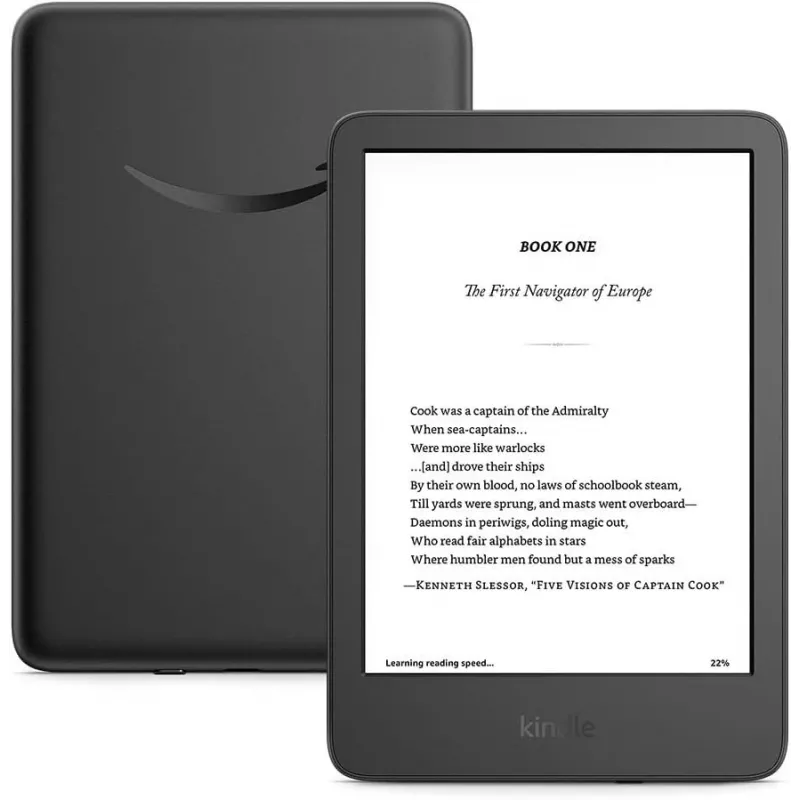 Amazon Kindle e-grāmatu lasītājs 11. paaudze 16 GB Wi-Fi Melns
