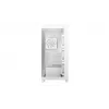PC korpuss DeepCool CG580 4F V2 Midi Tower Balts — ATX, rūdīts stikls, 3x120mm sānu ventilatori, 360mm sānu radiatora atbalsts