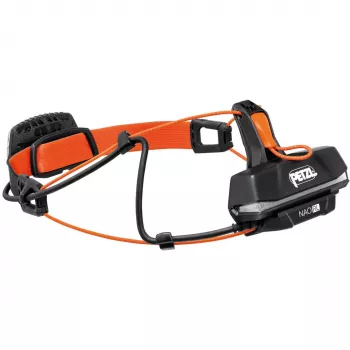 Petzl NAO RL Black Orange LED 1500 lm USB galvaslampa