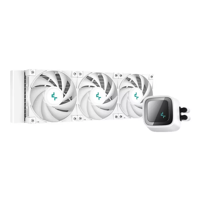 Šķidruma dzesēšanas sistēma DeepCool LS720 WH 360 mm 3×120 mm 500-2250 RPM 32.9 dB