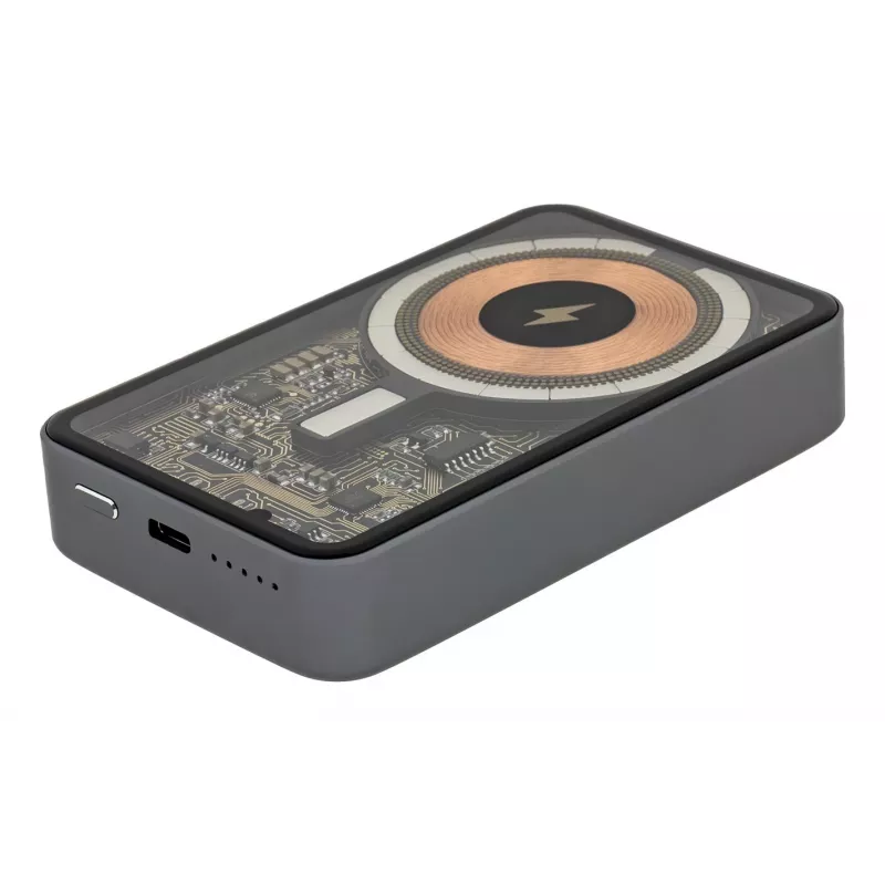 Patona Premium Clear 3.0 portatīvais akumulators 9992, 10000 mAh, PD 20W, MagSafe 15W, USB-C, pelēks