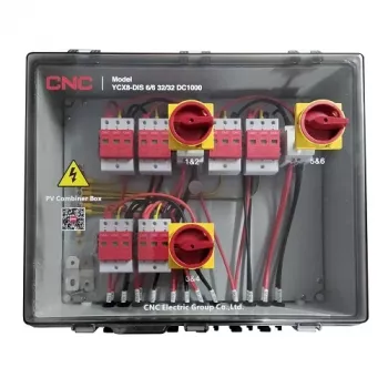 PV Kombinētā kārba CNC NV822324 DC 6 ieejas-6 izejas IP66