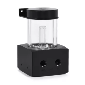 Rezervuārs Alphacool Core 76,5mm caurspīdīgs akrils/melns acetāls ar aRGB