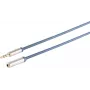 3.5 mm audio kabelis ShiverPeaks 30805-1.5-MHQ-SLIM Chrome Metal Slim Line 1,5 m