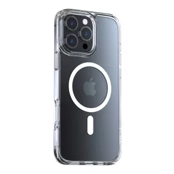 Aizsargmaciņš Torras Diamond-Mag caurspīdīgs iPhone 16 Pro, magnētiskais MagSafe stiprinājums, plāns