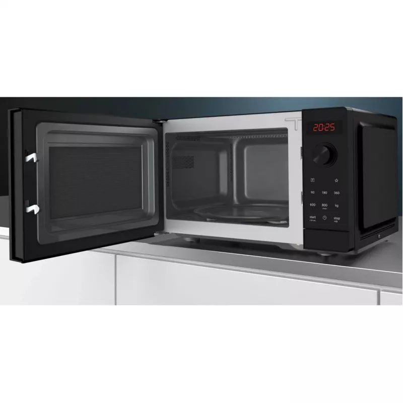Siemens iQ300 FF023LMB2 mikroviļņu krāsns Melna Solo Countertop 20 L 800 W