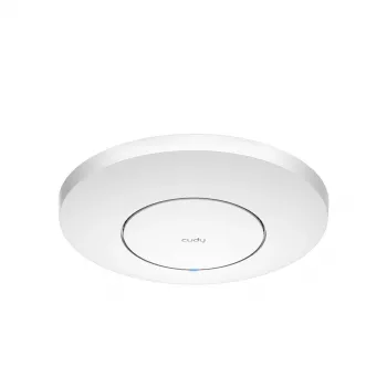 Bezvadu piekļuves punkts Cudy AP11000 — trīsjoslu Wi‑Fi 6 (2.4/5/6 GHz), 5760 Mbps, MU‑MIMO, griestu/sienas stiprinājums