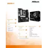 ASRock B860M-X mātesplate ar Intel B860 mikroshēmojumu, LGA 1851, micro ATX, DDR5