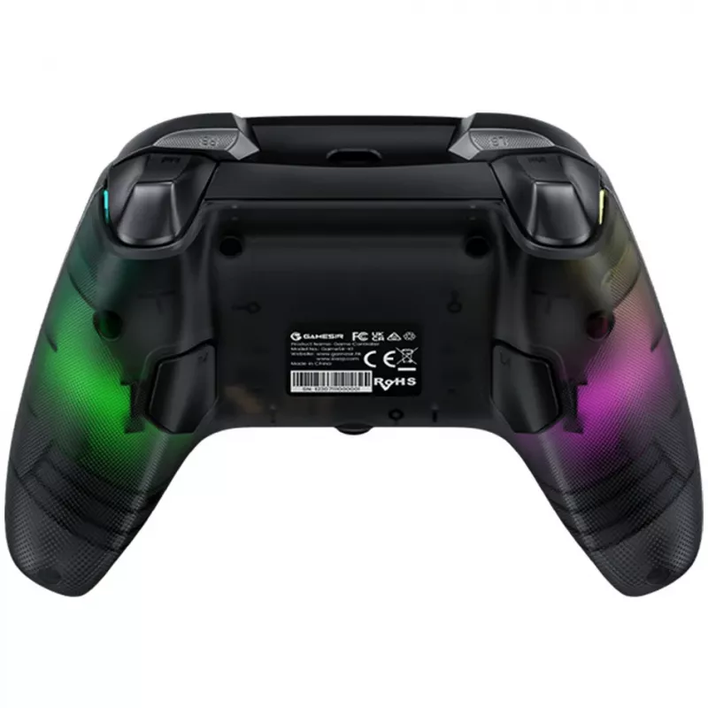 GameSir Kaleid spēļu kontrolieris caurspīdīgs melns vadu USB Type-C Xbox One / Xbox Series X / Series S, 3 m kabelis