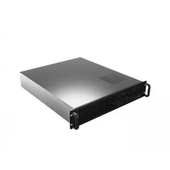 Rack Chassis Lanberg SC01-5202-12B 2U Melns 3 Ventilatori HDD+SSD