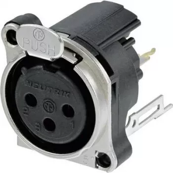 Neutrik NC3FBV2 Savienojamības Piederums Melns