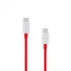 Strāvas adapteris ONEPLUS SUPERVOOC 120W divu portu vadu lādētājs, 120W kopējā jauda, 1x USB-C + 1x USB-A, 100–240V, 145 g, balts