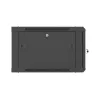 Sienas stiprinājuma 19 inch skapis 6U 600x600 melns