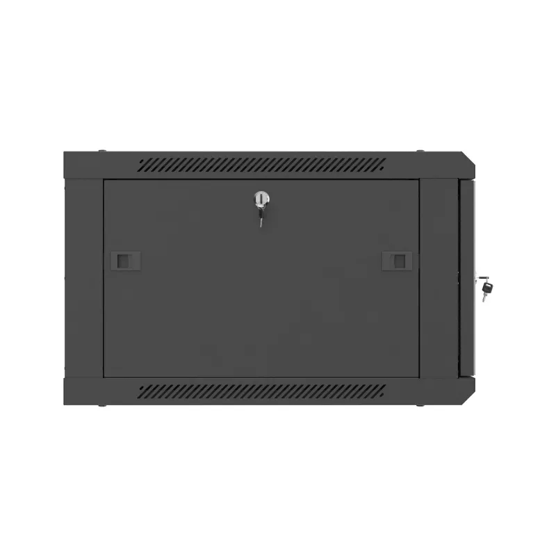 Sienas stiprinājuma 19 inch skapis 6U 600x600 melns