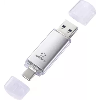 Renkforce RF-USBOS-220 USB zibatmiņa 32 GB Sudraba RF-6684362 USB-A, USB-C®