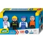 Lena 04490 zili plastmasas rotaļu figūriņu komplekts