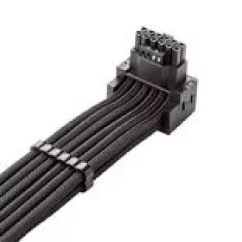 PCIe barošanas pagarinātājs CableMod C-Series Pro Variant A 90° 16-pin uz 2×8-pin melns