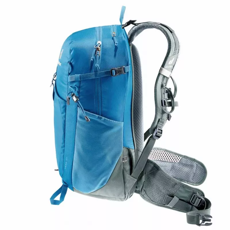 Mugursoma DEUTER Trail 25 pārgājienu dienas mugursoma, 25 L, poliesters, lietus pārvalks, gūžas josta