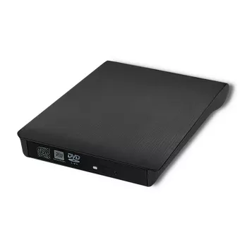 Ārējais USB 2.0 SATA optiskā diskdziņa korpuss Qoltec 51863 Melns