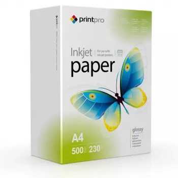 Fotopapīrs ColorWay PrintPro PGE230500A4 230 g/m², A4, 500 loksnes