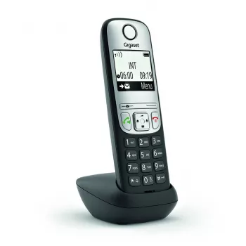 Gigaset A690HX Analogais/DECT telefons ar zvanītāja ID Melns, Sudrabs