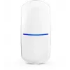 Kustības detektors SATEL SLIM-DUAL-PRO — PIR + Mikroviļņu, noteikšana līdz 24 m, 90° leņķis, 12 V DC, maks. augstums 2,4 m, kompakts (62×137×42 mm)