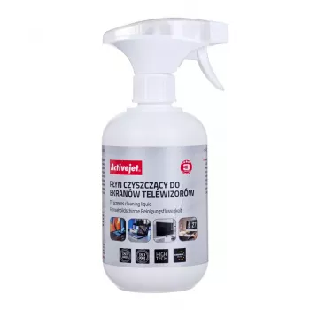 Tīrīšanas aerosols ekrāniem ActiveJet AOC-028 500 ml — LCD/LED/Plasma, smidzinātājs