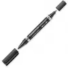 Pastāvīgais marķieris Staedtler Lumocolor Duo Fine/Bullet Tip Melns