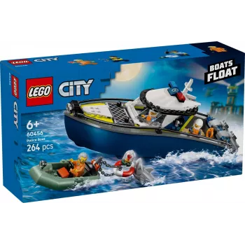 LEGO CITY 60456 Policijas Laivas Vajāšana