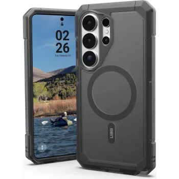 UAG Urban Armor Gear Trooper Maciņš ar Magnētu Moduli Samsung Galaxy S26 Ultra, pelnu (pelēks caurspīdīgs)