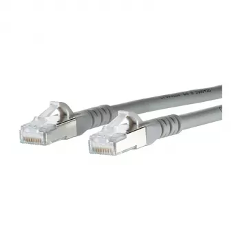 METZ CONNECT BTR IT CONNECT - Patch-Cable - RJ-45 (vīriešu) - RJ-45 (vīriešu) - 1,0 m - Ekranēts - CAT 6a - Bez halogēna - Pelēks (1308451033-E)