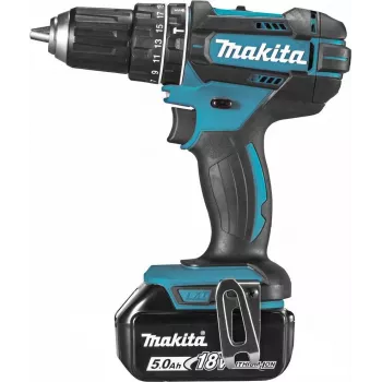 Makita DHP482RTJ 18V Bezvadu Triecienurbis ar 2 Akumulatoriem