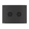 Lanberg sienas skapis 19 inch demontēts plakanā iepakojumā 27U/600x450mm Melns