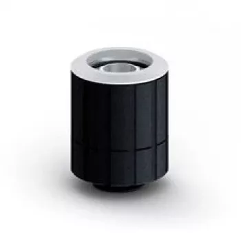 BitsPower taisnais savienotājs G1/4 vīrišķais uz 16/10mm rotējošs — matēti melns