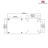 Maclean MC-721NUC Mac Mini datora VESA stiprinājums ar galvas montāžu