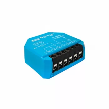 DIN‑stieņa divkanālu releju modulis Shelly 2L Gen3, 2 kanāli, Wi‑Fi/Bluetooth, 220–240 V AC, 50 Hz, plastmasas korpuss