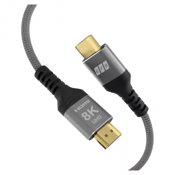 EFB Elektronik HDMI kabelis Ultra High-Speed 8K60Hz - kabelis - digitālais/displejs/video (HDMI-21-00003)