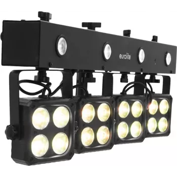 EUROLITE Akku KLS-180 LED PAR gaismas sistēma 180W RGB, akumulatora darbināma