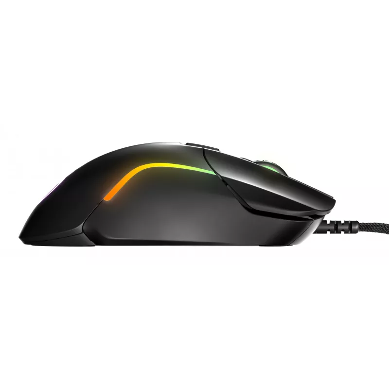 SteelSeries Rival 5 spēļu pele, melna, 18000 DPI, USB